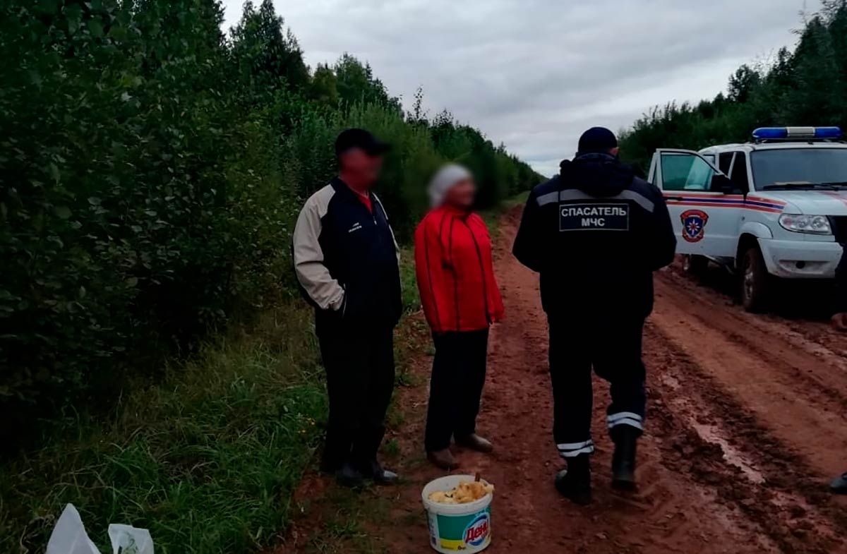 В Татарстане три часа искали потерявшихся в лесу грибников