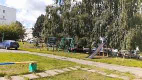 Детскую площадку обновили на ул.Лесной после обращения нижнекамки