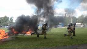 Нижнекамские пожарные победили в республиканских соревнованиях по газодымозащите - НТР 24