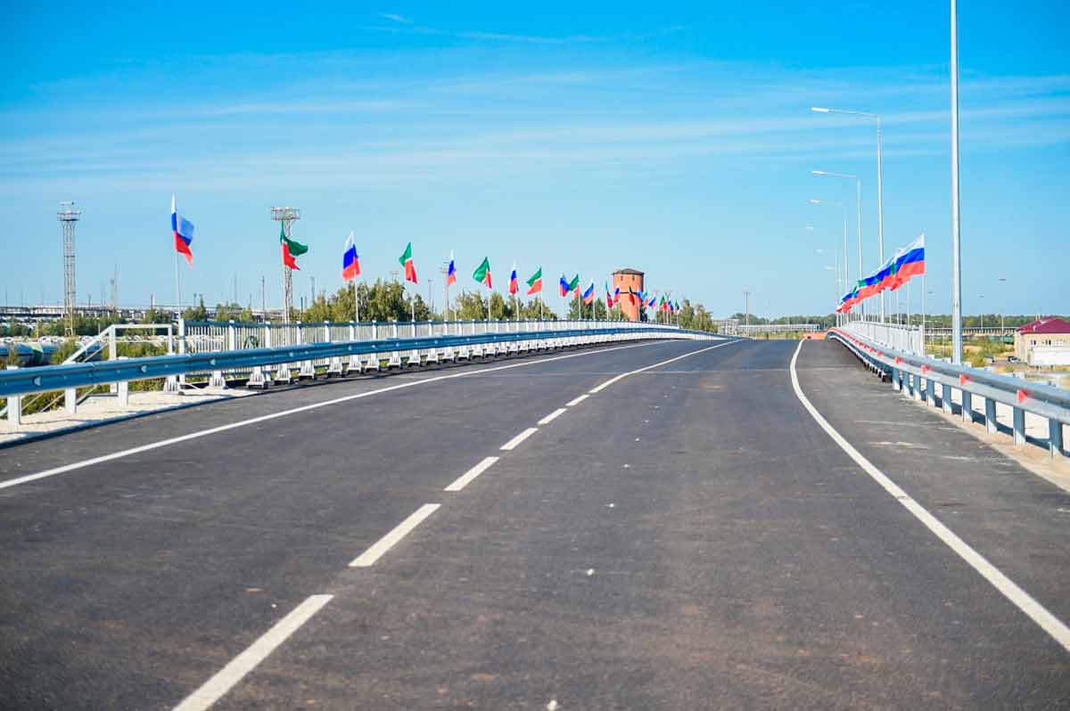 В Нижнекамске открыли два новых путепровода на автодороге «Южная»