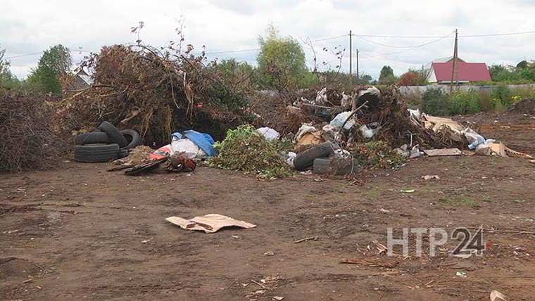 Жители нижнекамского посёлка Субай обнаружили несанкционированную свалку