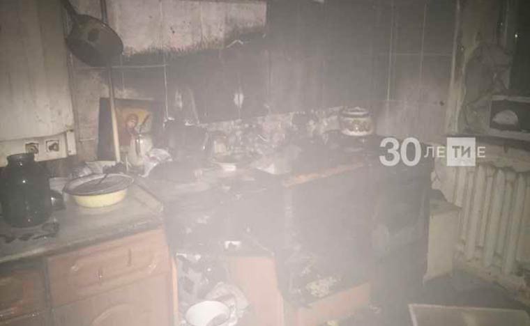 Жительница Татарстана готовила еду и чуть не спалила многоквартирный дом
