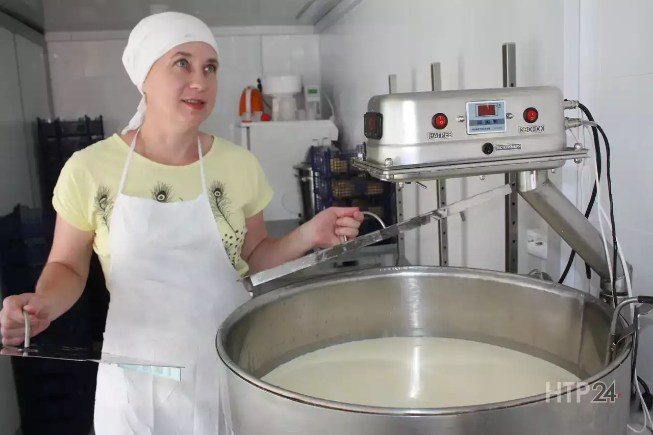 Хозяйка сыроварни под Нижнекамском поделилась рецептами приготовления йогурта и сыра