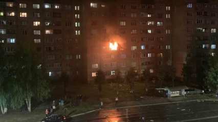 В Нижнекамске произошёл пожар в жилом доме