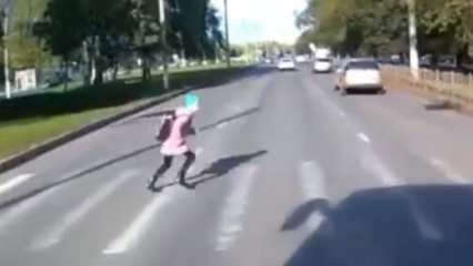 Появилось видео наезда мотоцикла на ребёнка в Нижнекамске
