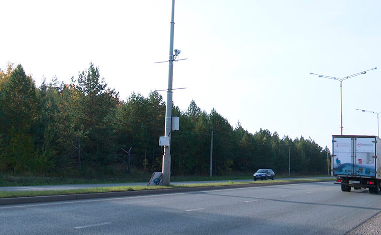На Соболековской трассе в Нижнекамске установили дорожные камеры