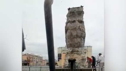 В Казани снесли постамент памятника Ленину - НТР 24