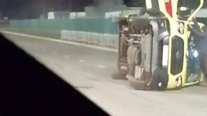 В Нижнекамске перевернулась машина скорой помощи - НТР 24