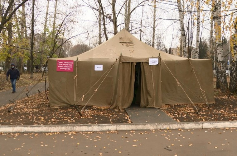 Благодаря палатке для пациентов КТ, время ожидания «скорой» в Нижнекамске сократилось в 2 раза