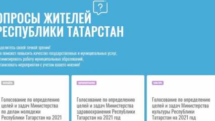 В Татарстане открылось голосование по определению целей и задач министерств республики