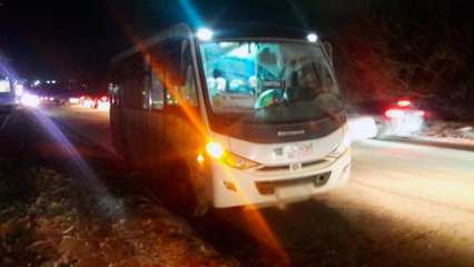 В Нижнекамске иномарка снесла внедорожник на трамвайные пути и врезалась в автобус с пассажирами