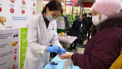 В Нижнекамске в преддверии Дня борьбы с сахарным диабетом бесплатно проверились 250 человек