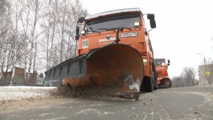 Основные магистрали Нижнекамска почти полностью очищены от снега