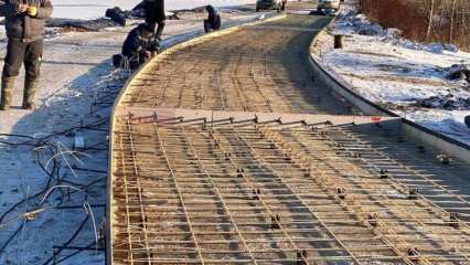 Ограничение движения по дамбе в Нижнекамске продлят из-за укладки бетона