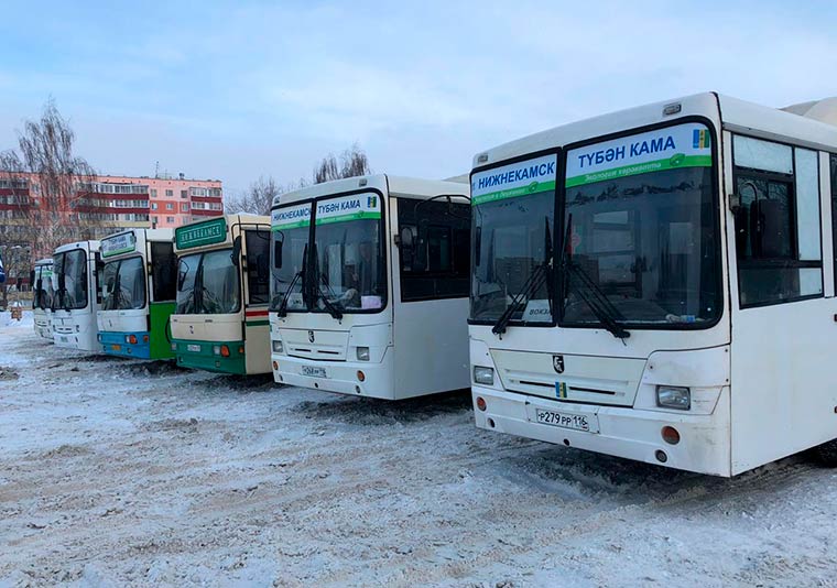 В Нижнекамске поменялось расписание автобусов