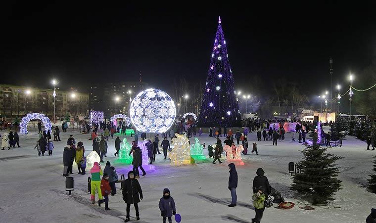 На «Солнечной поляне» в Нижнекамске сегодня откроется новогодний городок