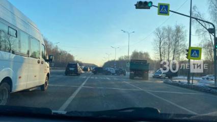 В Казани произошло два массовых ДТП
