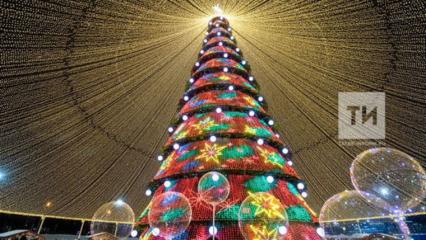 Ёлка в Татарстане стала одной из самых красивых в России - НТР 24