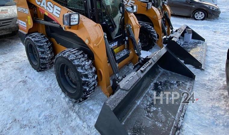 В Нижнекамске появились три новых снегоуборочных машины