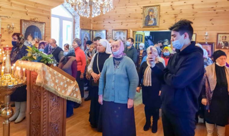 В Нижнекамске впервые состоялась Божественная литургия на чувашском языке