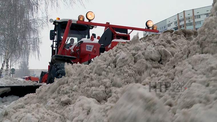 В Нижнекамске из-за снегопадов ввели операцию «Буран»