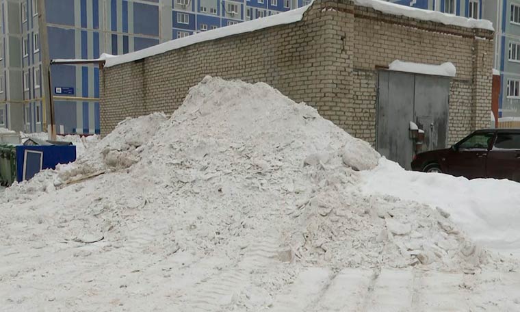 Экологи выявили в Нижнекамске 6 несанкционированных свалок снега