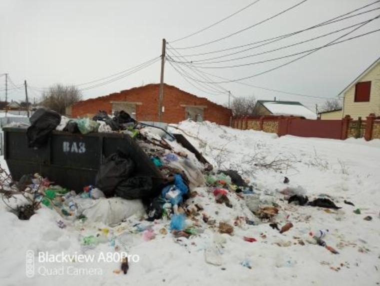 Житель Нижнекамского района пожаловался, что из Дмитриевки не вывозили мусор с ноября