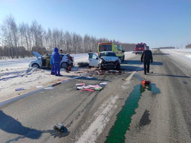В аварии на трассе в Татарстане погибло 4 человека