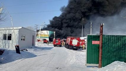 У рабочих цеха под Нижнекамском, где произошел пожар, сгорели все личные вещи