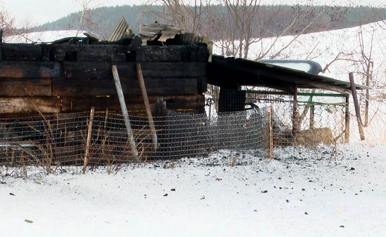 Житель села под Нижнекамском потерял в пожаре всё своё подсобное хозяйство