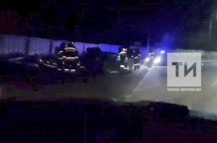 В Татарстане водитель влетел в столб и получил травмы