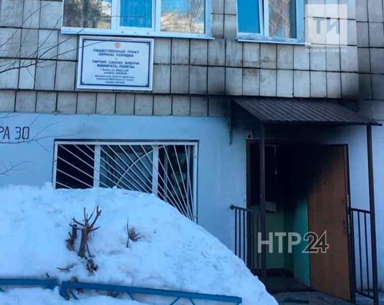 В столице Татарстана подожгли опорный пункт полиции