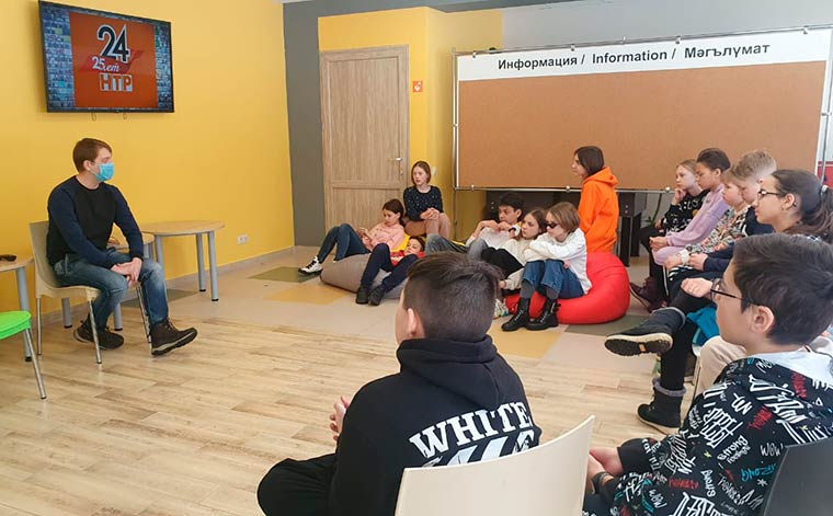 Журналисты НТР 24 провели мастер-класс для детей в лагере «Камский Артек»
