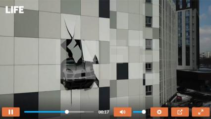 Бывший игрок «Нефтехимика» пробил стену паркинга в Москве - НТР 24