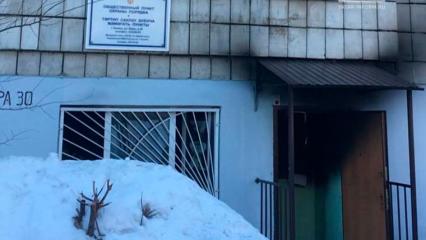 В столице Татарстана подожгли опорный пункт полиции - НТР 24