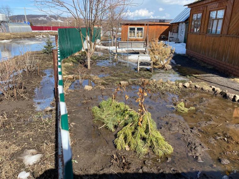 У жителей Нижних Челнов в Нижнекамском районе затопило погреба и теплицы