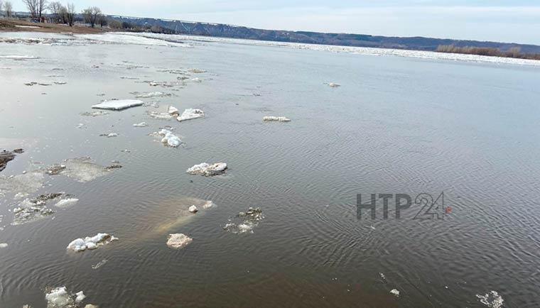 На реке Кама около Нижнекамска начал подниматься уровень воды