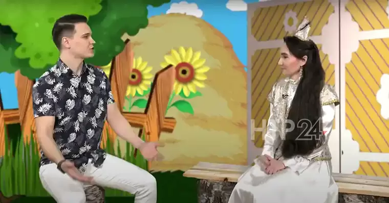 «Сәләтеңне күрсәт!» телевизион бәйгесе. Тапшыруның кунагы – Каенлы авылында туып Илзирә Нәҗметдинова