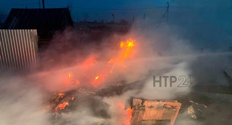 В Нижнекамском районе в соседних селах за один день произошло два пожара