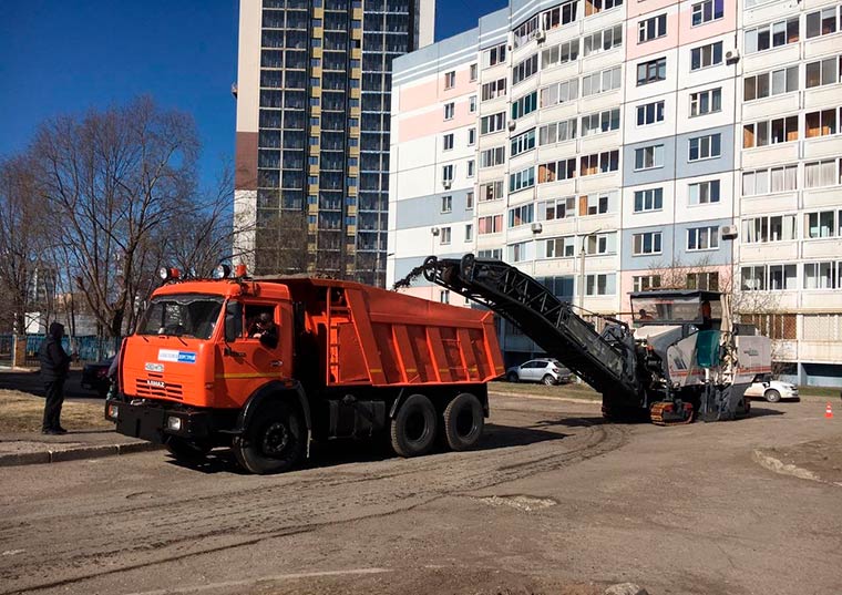 В Нижнекамске начался ремонт дворов по республиканской программе