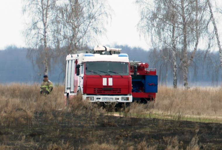 Причиной пожара около Корабельной рощи в Нижнекамске мог стать поджог