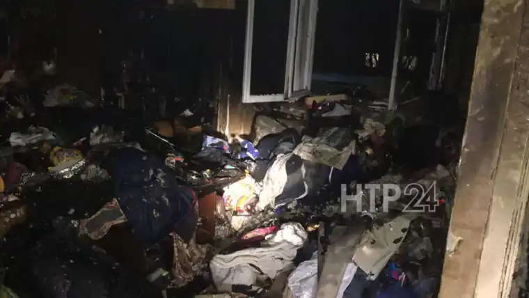 В Нижнекамске во время пожара в квартире погиб мужчина