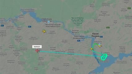 Самолёт из Казани в Турцию не смог добраться до места назначения