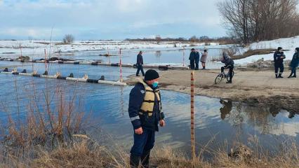 В двух районах Татарстана затопило мосты и дорогу