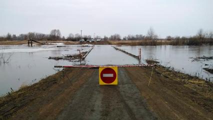 В Татарстане под водой оказался ещё один мост