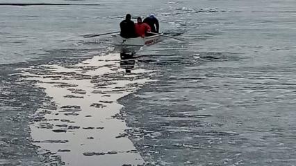 В Татарстане из-подо льда извлекли тело мужчины