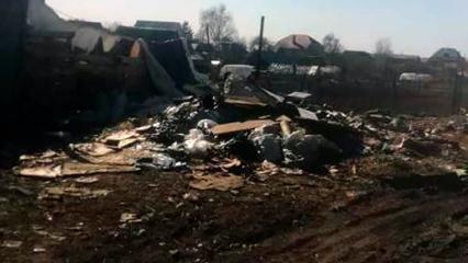 Житель села под Нижнекамском организовал у себя на участке свалку - НТР 24