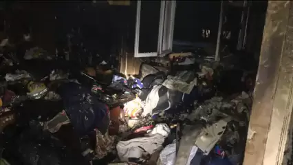 В Нижнекамске во время пожара в квартире погиб мужчина