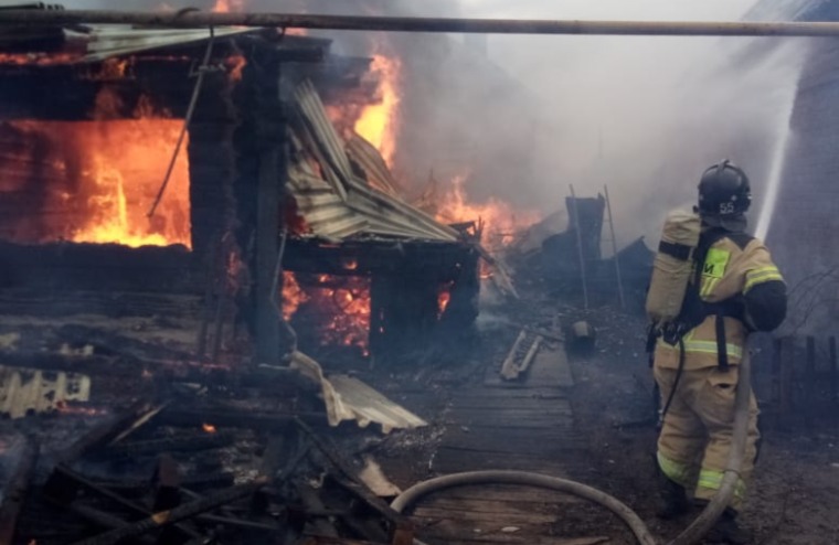 В Казани произошёл пожар, в котором погиб человек