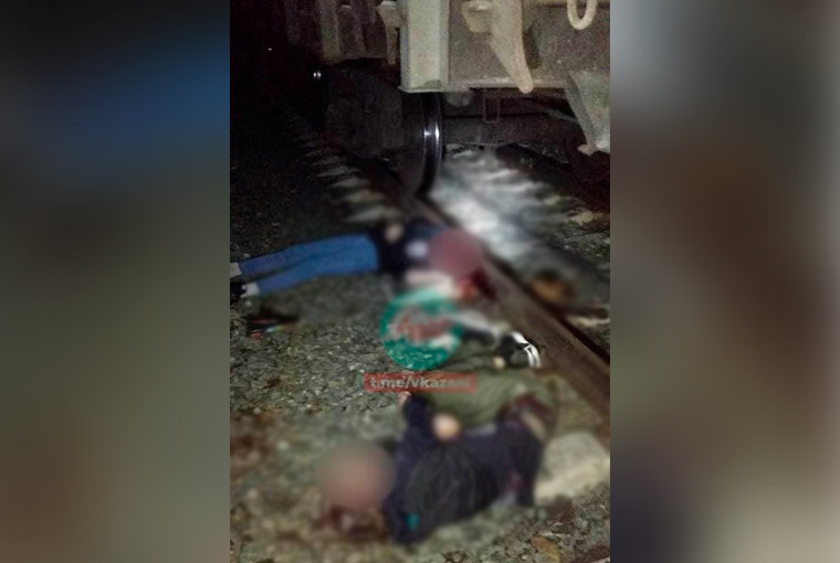 В Татарстане поезд насмерть переехал взрослого и ребёнка